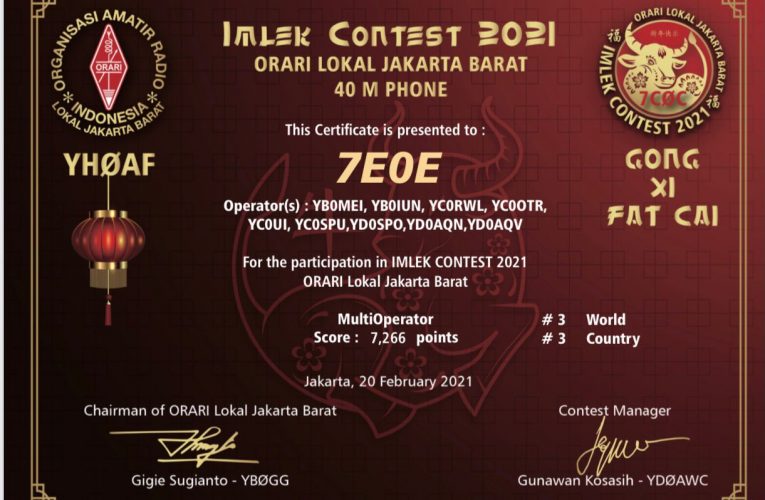Partisipasi ORARI Lokal Jaksel Pada Imlek Contest 2021